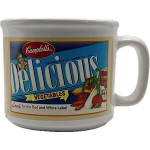 Vintage Campbell’s soup/coffee‎ mug 2005 delicious vegetables